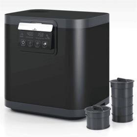 Kitchen Waste Combiner 500W Home Waste Processor with LED Display, Activated Carbon Filter, 4L Food Waste Crusher